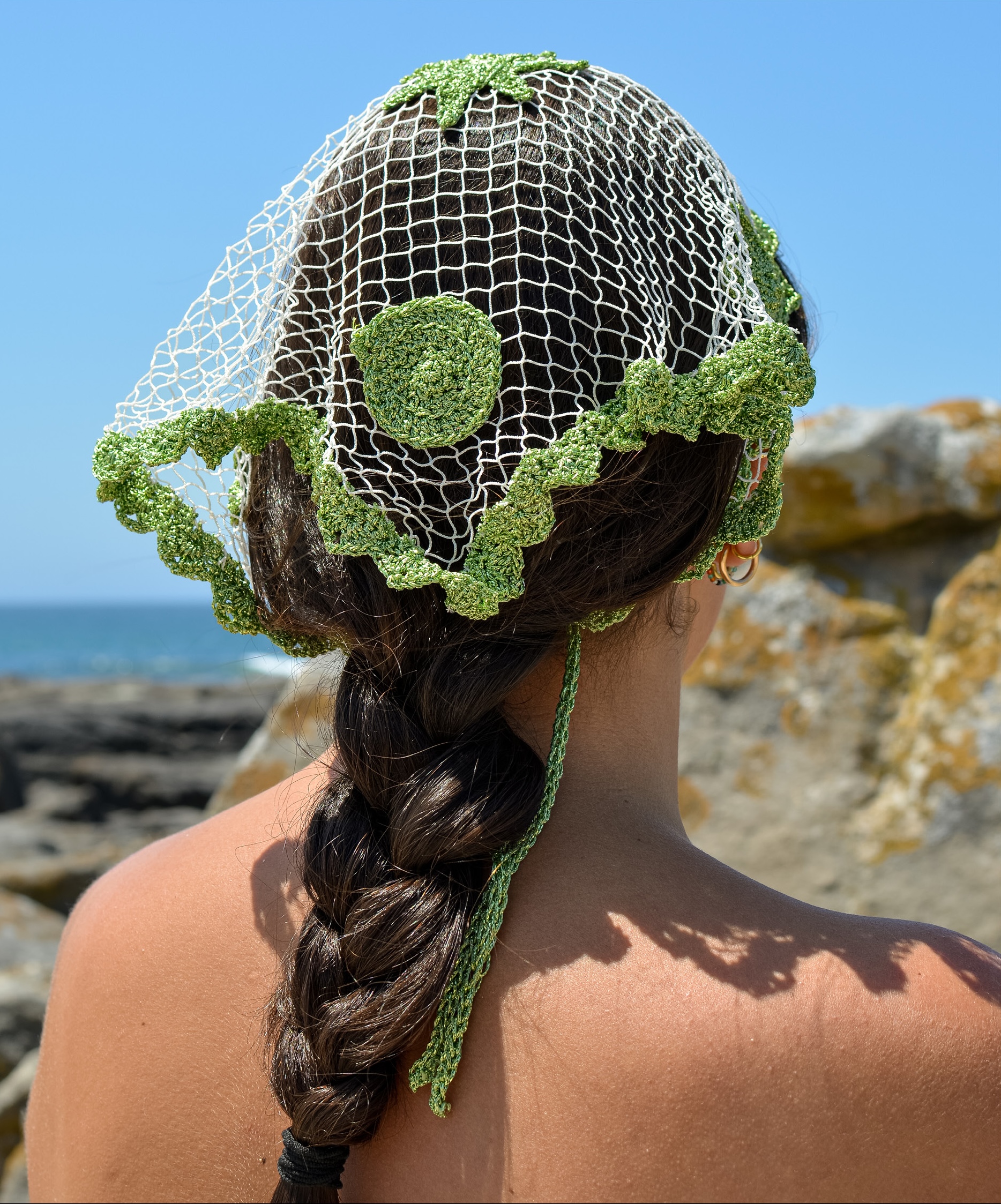 head scarf verde